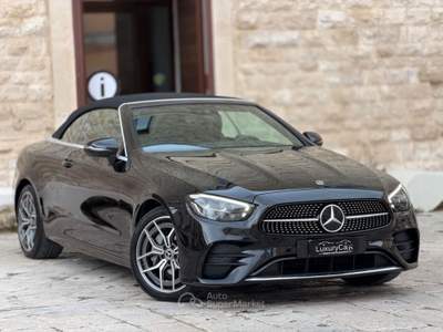 Mercedes-Benz Classe E E 220 d Auto Cabrio Premium Plus 4Matic LED FULL Nero usata Santeramo in Colle