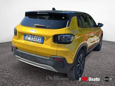 Jeep Avenger Bev My23 Summit 100% Elettrica Giallo usata Roma