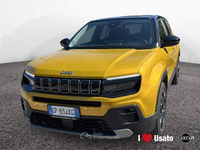 Jeep Avenger Bev My23 Summit 100% Elettrica Giallo usata Roma Jeep Avenger Bev My23 Summit 100% Elettrica Giallo usata Roma
