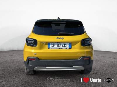 Jeep Avenger Bev My23 Summit 100% Elettrica Giallo usata Roma