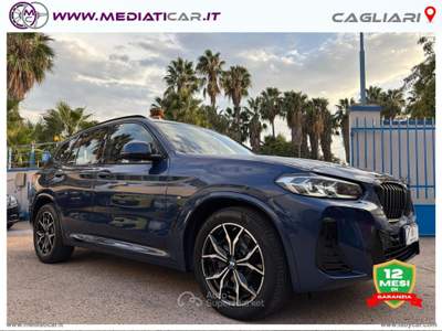 BMW X3 X3 xDrive20d 48V Msport Blu/Azzurro usata Cagliari