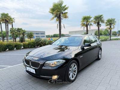 BMW Serie 5 520d Touring Motore rifatto 70.000km Nero usata Marostica