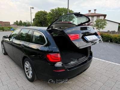 BMW Serie 5 520d Touring Motore rifatto 70.000km Nero usata Marostica