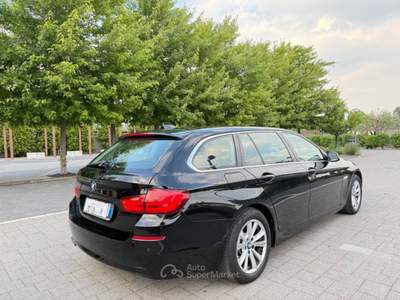 BMW Serie 5 520d Touring Motore rifatto 70.000km Nero usata Marostica