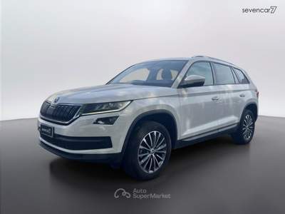Skoda Kodiaq 2.0 TDI EVO SCR Scout 4x4 DSG Bianco usata VERONA