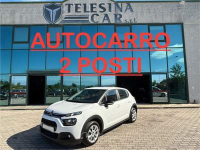 Citroen C3 1.5 BlueHDi VAN AUTOCARRO 2 POSTI Bianco usata San Salvatore Telesino