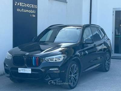 BMW X3 Xdrive20d Msport 190cv auto my19 Nero usata Senise