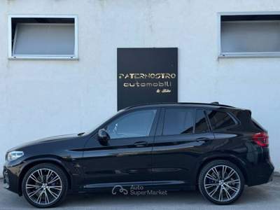 BMW X3 Xdrive20d Msport 190cv auto my19 Nero usata Senise