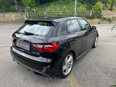 Audi A1 A1 SPB 30 TFSI S tronic S line edition S LINE Nero usata Villanova Canavese