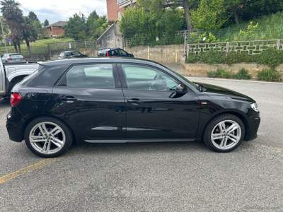 Audi A1 A1 SPB 30 TFSI S tronic S line edition S LINE Nero usata Villanova Canavese