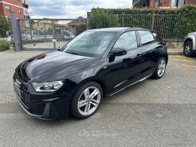 Audi A1 A1 SPB 30 TFSI S tronic S line edition S LINE Nero usata Villanova Canavese