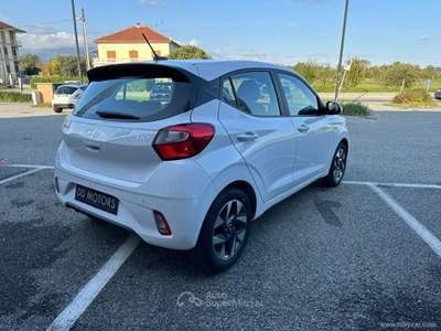 Hyundai i10 i10 1.0 MPI Connectline *NEOPATENTATI* Bianco usata Villanova Canavese