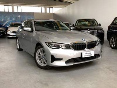 BMW Serie 3 318d d Touring Business Advantage aut. Argento usata Gambellara
