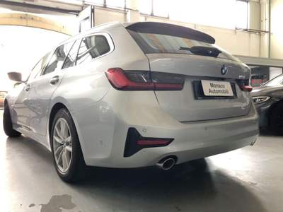 BMW Serie 3 318d d Touring Business Advantage aut. Argento usata Gambellara