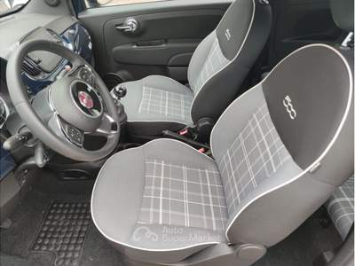 Fiat 500 FIAT 500 1.0 HYBRID LOUNGE OK NEO PATENTATI AZIENDALE !!!! Blu/Azzurro usata Pian Camuno
