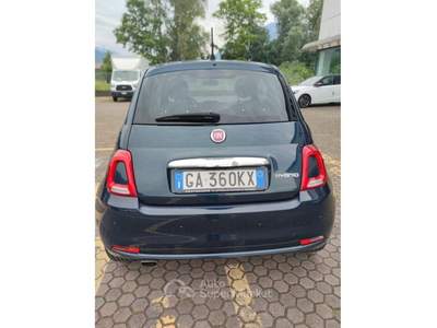 Fiat 500 FIAT 500 1.0 HYBRID LOUNGE OK NEO PATENTATI AZIENDALE !!!! Blu/Azzurro usata Pian Camuno
