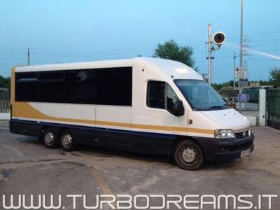 Fiat Ducato 2.8 JTD PULMINO 3 ASSI FOOD TRUCK / TRASPORTO MOTO Bianco usata PREGANZIOL