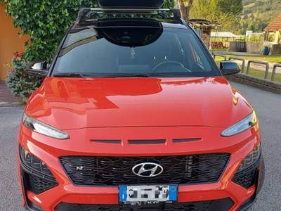 Hyundai Kona KONA 6 MARCE IBRIDA / BENZINA 51.000 KM 06/2021 Rosso usata Borgo Valbelluna