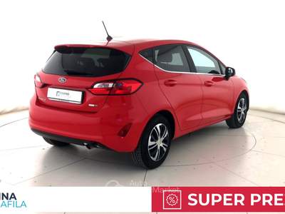 Ford Fiesta  - fiesta 5p 1.0 ecoboost h titanium 125cv Rosso usata Marcianise