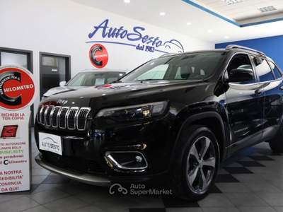 Jeep Cherokee 2.2 MJT 195 CV FWD AUTO LIMITED Nero usata Carlentini
