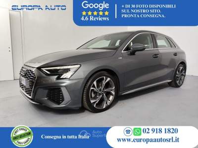 Audi A3 SPB 30 TDI S tronic S line Grigio usata Paderno Dugnano