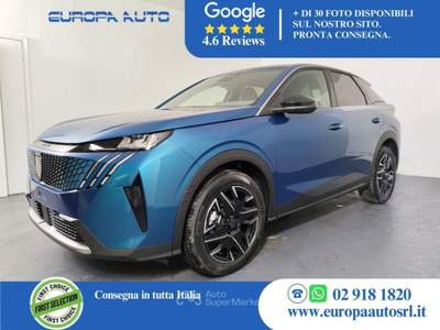 Peugeot 3008 Hybrid 136 e-DCS6 Allure + Panoramic i-Cockpit® Blu/Azzurro usata Paderno Dugnano