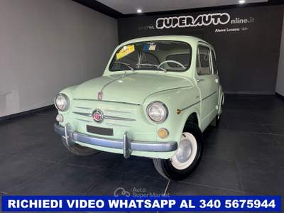 Fiat 600 D 1962 PORTE A VENTO Verde usata Atena lucana