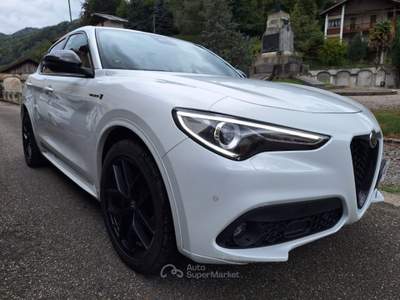 Alfa Romeo Stelvio 2.2 Turbodiesel 210 CV AT8 Q4 Veloce Tì UN. PROP. Bianco usata Varallo
