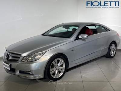 Mercedes-Benz Classe E COUPÉ E 250 CGI COUPÉ BLUEEFFICIENCY AVANTG. Argento usata Manerbio