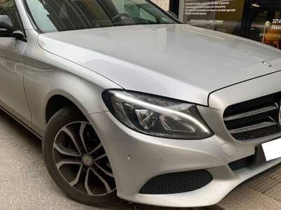 Mercedes-Benz Classe C Mercedes Classe C 200d S.W. 2015 Grigio usata Bari