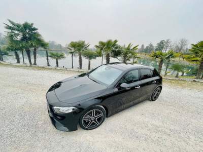 Mercedes-Benz Classe A 180 d AMG Line Advanced Plus auto Nero usata Olbia