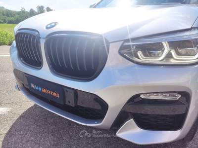 BMW X4 x Drive 30d hybrid 249CV Msport! Argento usata Lissone