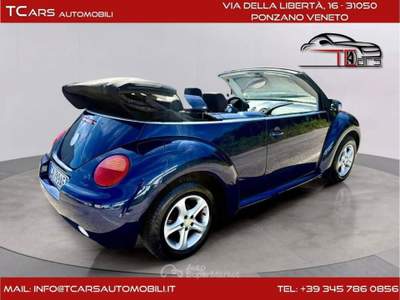 Volkswagen New Beetle VOLKSWAGEN NEW BEETLE CABRIO 1.9 TDI Blu/Azzurro usata ponzano veneto