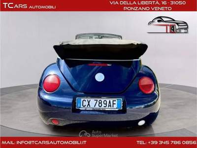 Volkswagen New Beetle VOLKSWAGEN NEW BEETLE CABRIO 1.9 TDI Blu/Azzurro usata ponzano veneto