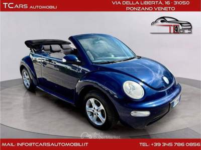 Volkswagen New Beetle VOLKSWAGEN NEW BEETLE CABRIO 1.9 TDI Blu/Azzurro usata ponzano veneto