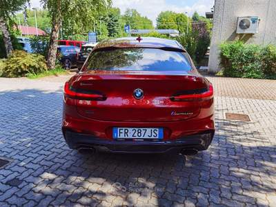 BMW X4 X4 M xdrive M40d auto Rosso usata Cairate