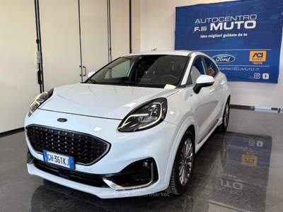 Ford Puma 1.0 EcoBoost Hybrid 155 CV S&S ST-Line Vignale Bianco usata Medesano