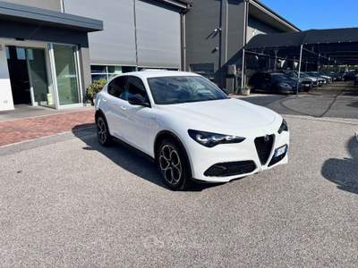 Alfa Romeo Stelvio 2.2 Turbodiesel 210 CV AT8 Q4 Veloce Bianco usata Pieve di Soligo