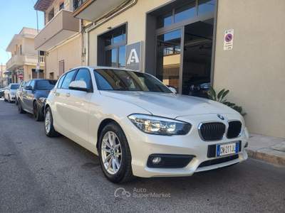 BMW Serie 1 116d 116D 116 Cv+Navy+Clima Automatico... Bianco usata Sava