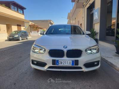BMW Serie 1 116d 116D 116 Cv+Navy+Clima Automatico... Bianco usata Sava
