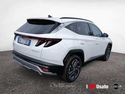 Hyundai Tucson MY22 PE 1.6CRDI DCT 136 48V EXELLENCE Bianco usata Roma