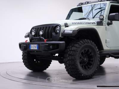 Jeep Wrangler 2.8 CRD SAHARA AUTOMATICA CUSTOM OMOLOGATA Verde usata Brescia