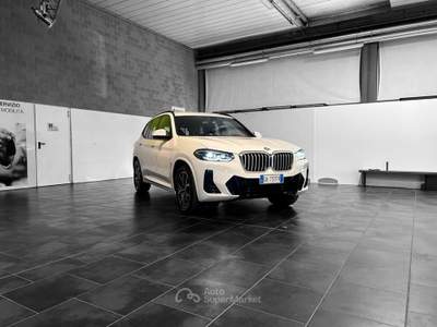 BMW X3 xdrive20d mhev 48V Msport auto Bianco usata Parma