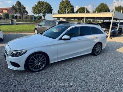 Mercedes-Benz Classe C C 220 d 4Matic Automatic Premium Bianco usata Ponte di Piave