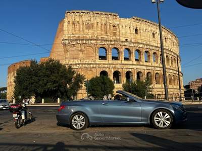 Mercedes-Benz Classe E cabriolet Blu/Azzurro usata Roma