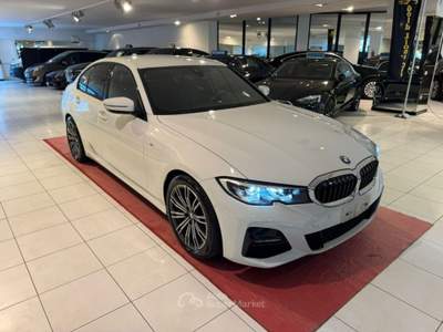 BMW Serie 3 320d d mhev 48V Msport auto SEDILI PEL/ALC*CLIMA 3 ZONE Bianco usata CONEGLIANO