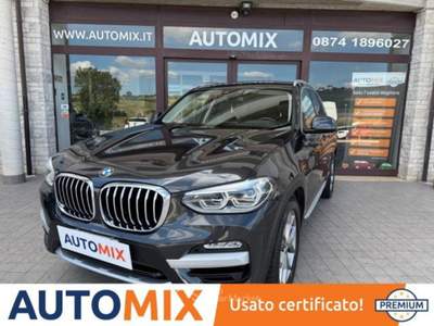 BMW X3 Xdrive20d xLine 190cv auto Nero usata Campobasso
