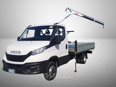 Iveco Daily daily 35 C14H cassone con Gru Bianco usata Reggio nell'Emilia