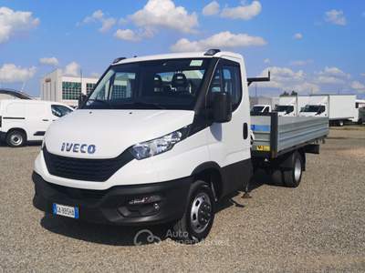 Iveco Daily daily 35 C14H cassone con Gru Bianco usata Reggio nell'Emilia