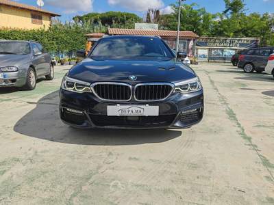 BMW Serie 5 525d BMW 525 D TOURING M SPORT Nero usata FRASCATI